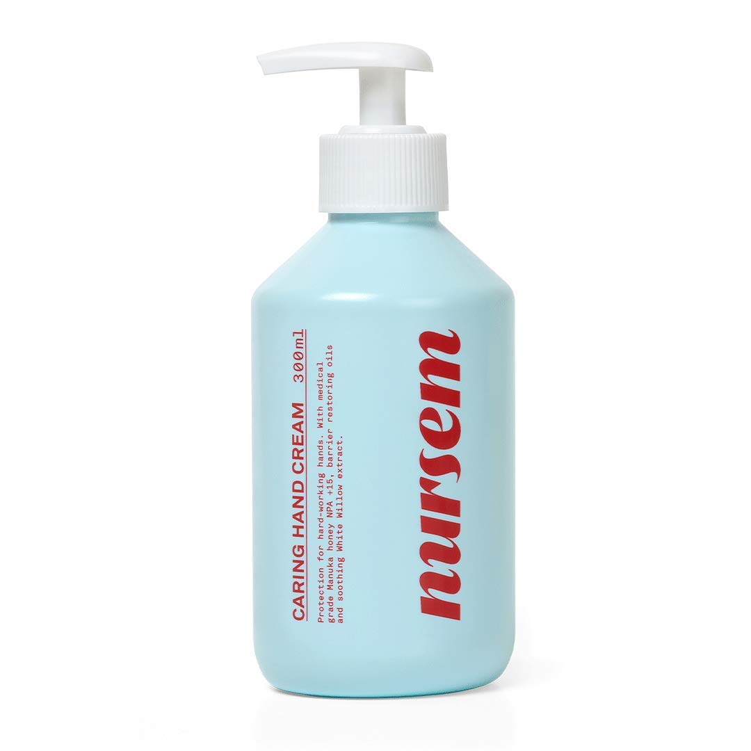 Hand Cream for Dry, Cracked Hands - Fast-Absorbing & Moisturizing, Soothes Sensitive Skin, by Nursem (300ml, Bergamot)