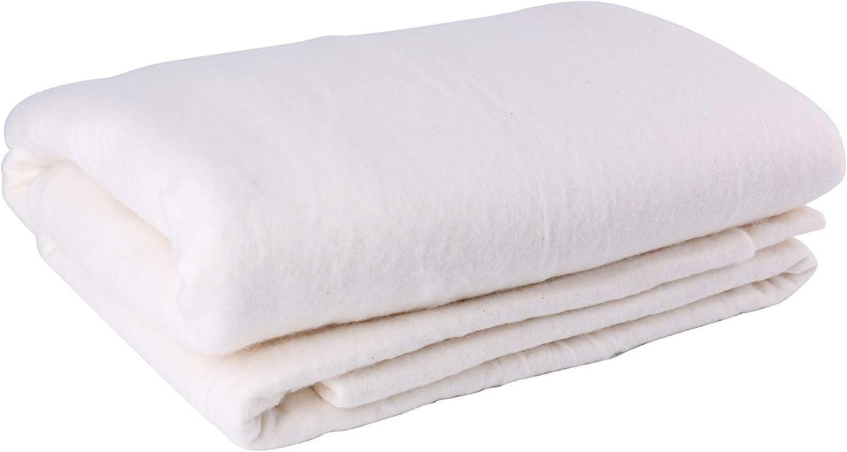 Lawei Soft Natural Cotton Batting Warm Sewing Batting Cotton Quilt Batting for Quilts, Craft and Wearable Arts 90inx108in/2.3x2.75m