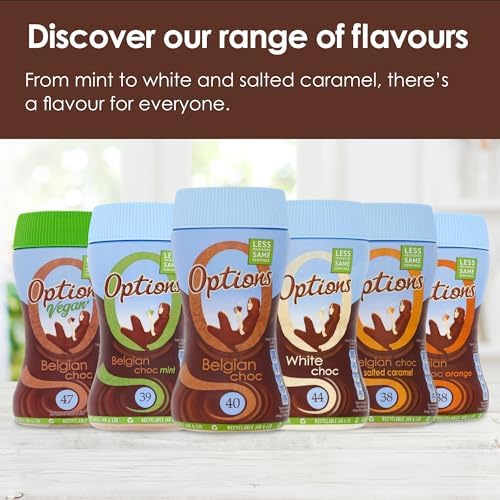 Options White Choc Drink, 6 x 220g