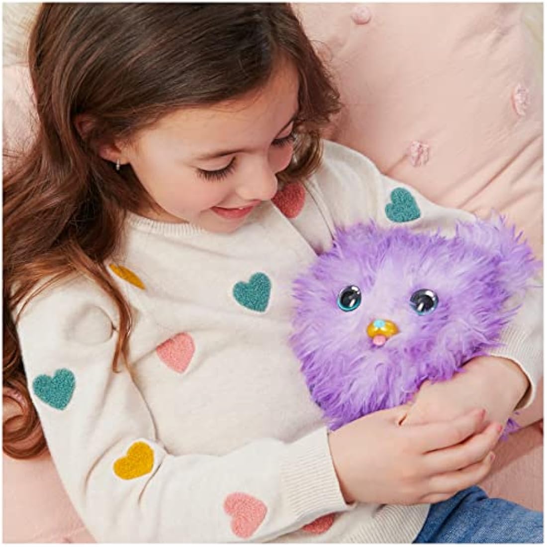 Fur Fluffs, Pupper-Fluff Surprise Reveal Interactive Toy Pet, Over 100 Sounds and Reactions Cute and Fluffy Dog Kids Toys for Girls & Boys Ages 5+