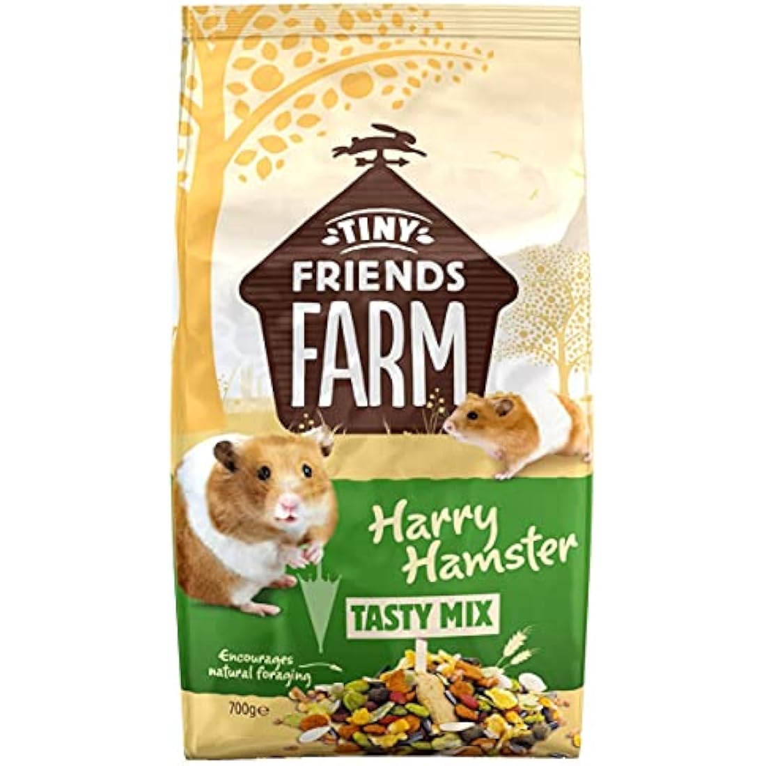 MULTIPLE Supreme Tiny Friends Farm Harry Hamster Tasty Mix | Pack of 2 x 700g