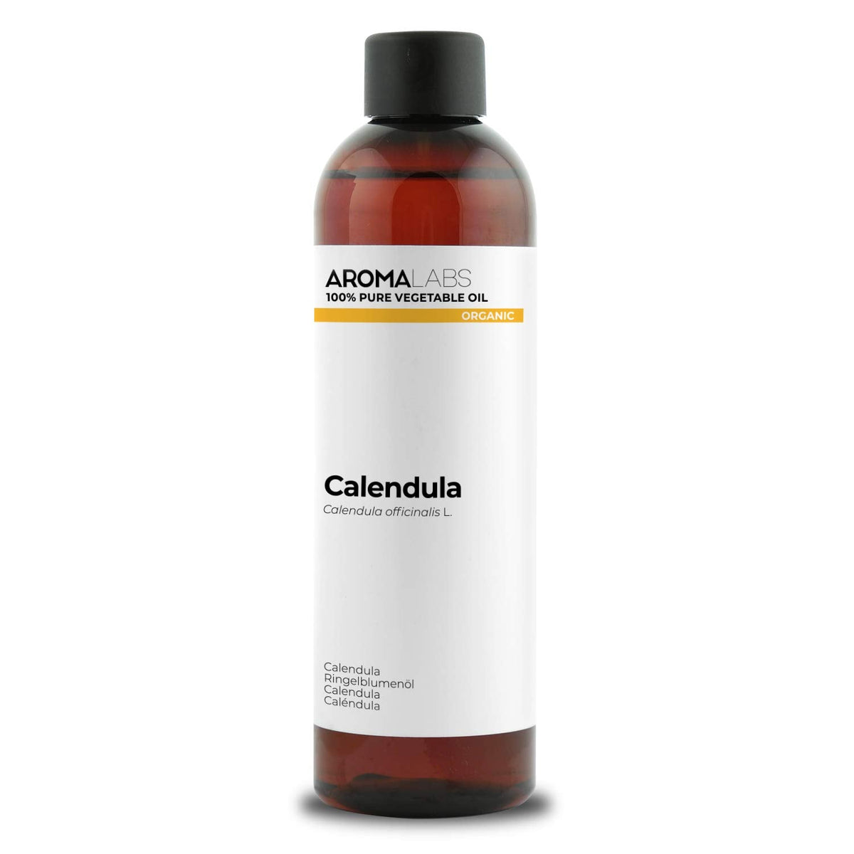 ORGANIC - CALENDULA Infused Oil - 250mL - 100% Pure, Natural and Cosmos Certified - AROMA LABS French Brand