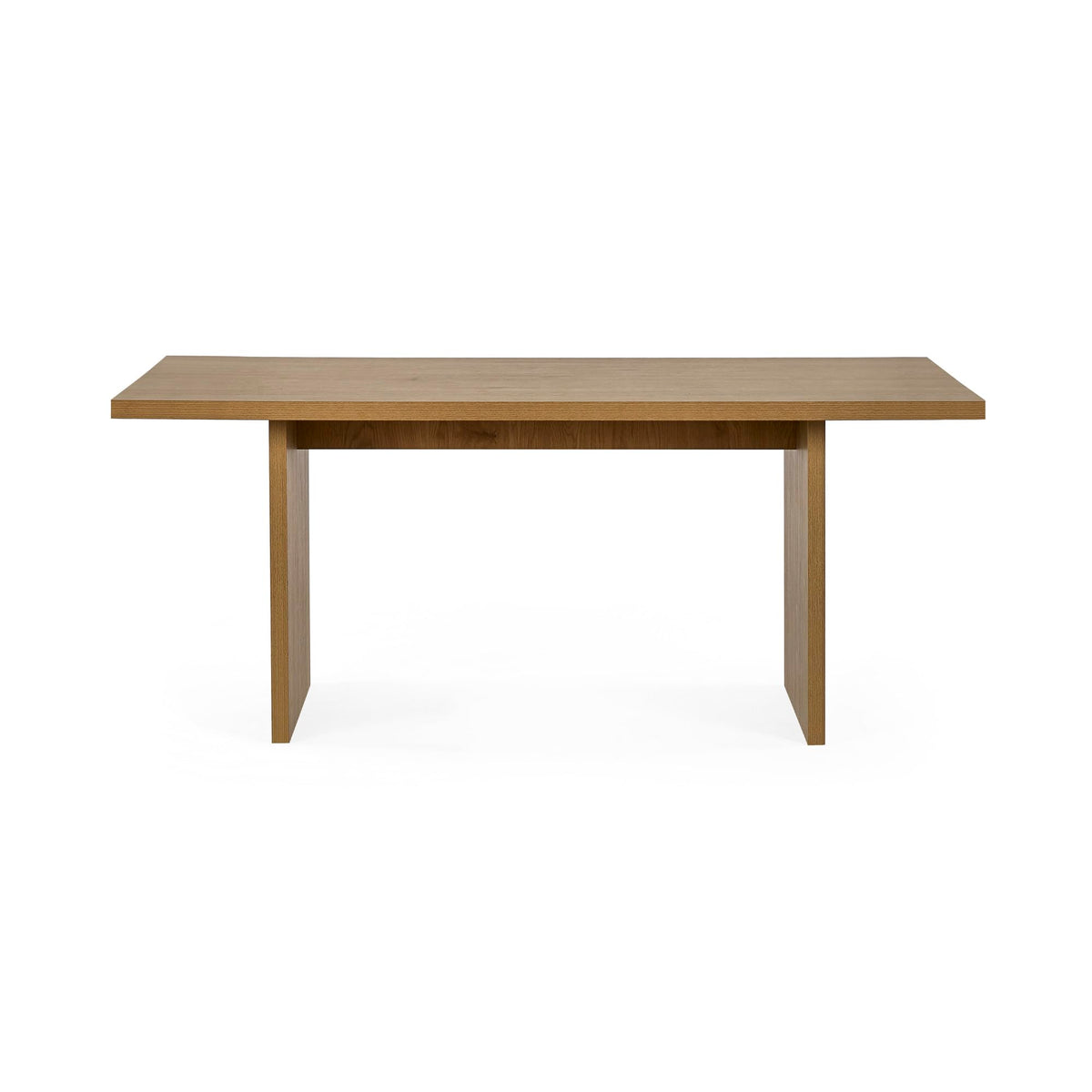 Julian Bowen Arundel Rectangular Dining Table for 4, Brown - H75xW180xD90cm