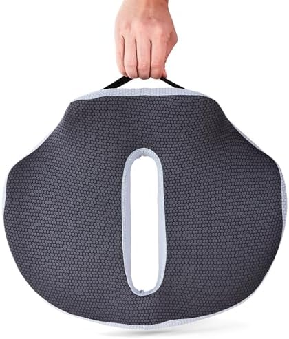 ComfyBums Hemorrhoid Donut Cushion For Coccyx, Tailbone, Piles Orthopaedic Pressure Relief - Memory Foam Pillow For Office Chair Seat Ring Cushions - Targets Sores & Pain Relief - Made For You