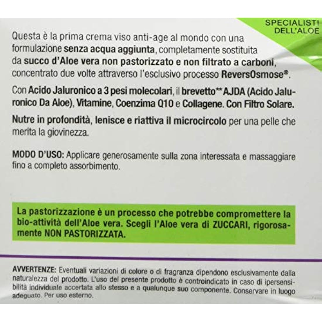 Zuccari Wrinkle Cream, 210 g