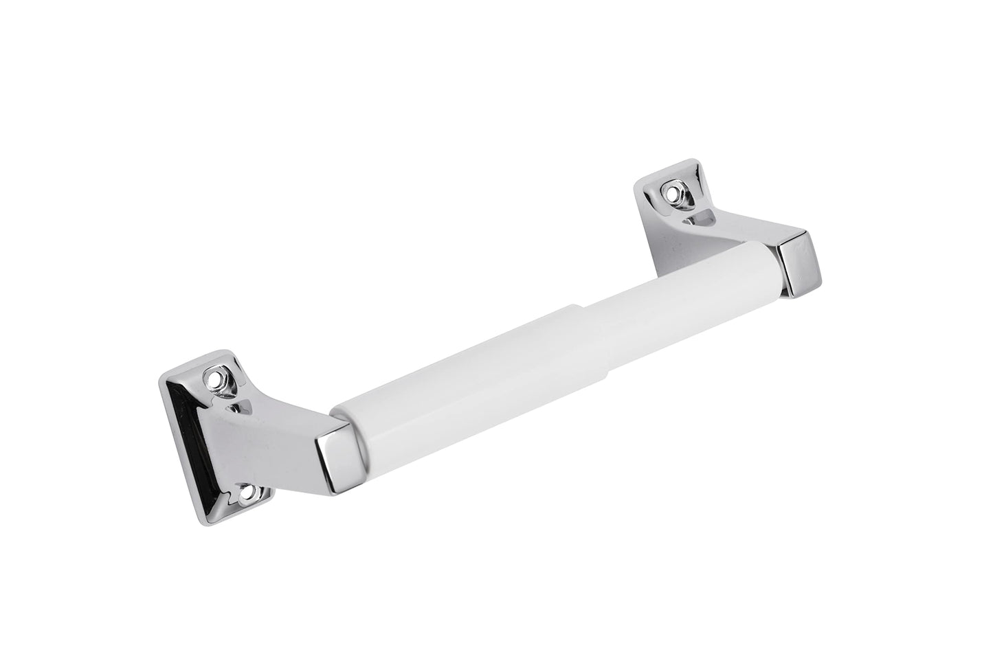 Croydex Sutton Spindle Toilet Roll Holder - Durable Zinc Alloy Bathroom Storage Solution with Chrome Finish, Slimline Design for Compact Spaces,