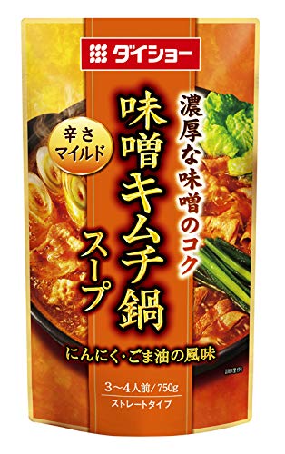 Daisho Miso Kimchi Hot Pot Soup, 26.5 oz (750 g) x 5 Packs