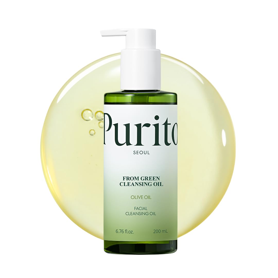 PURITO, From Green Cleansing Oil 6.76 fl.oz / 200ml Gentle Facial Cleanser, Cruelty-free & Vegan, Nature-derived Oils Renewed