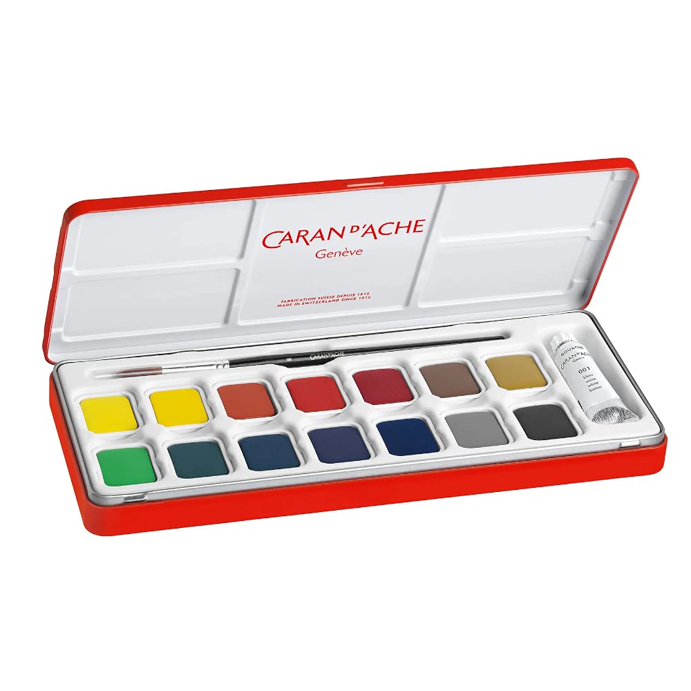 Caran d'Ache Gouache Tablets 15 Colours