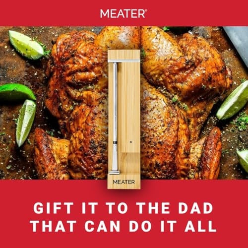 MEATER Pro / 2 Plus: Smart Bluetooth Wireless Meat Thermometer Digital | Lab-Certified Accuracy | Oven, Grill, Smoker, Air Fryer, BBQ, & Kitchen Cooking | Easy-to-Use with Free App