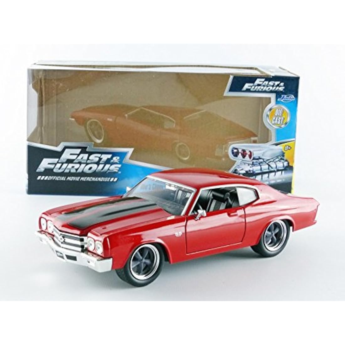 Jada Toys – 97193R Dom’s Chevrolet Chevelle SS – Fast and Furious – 1:24 Scale