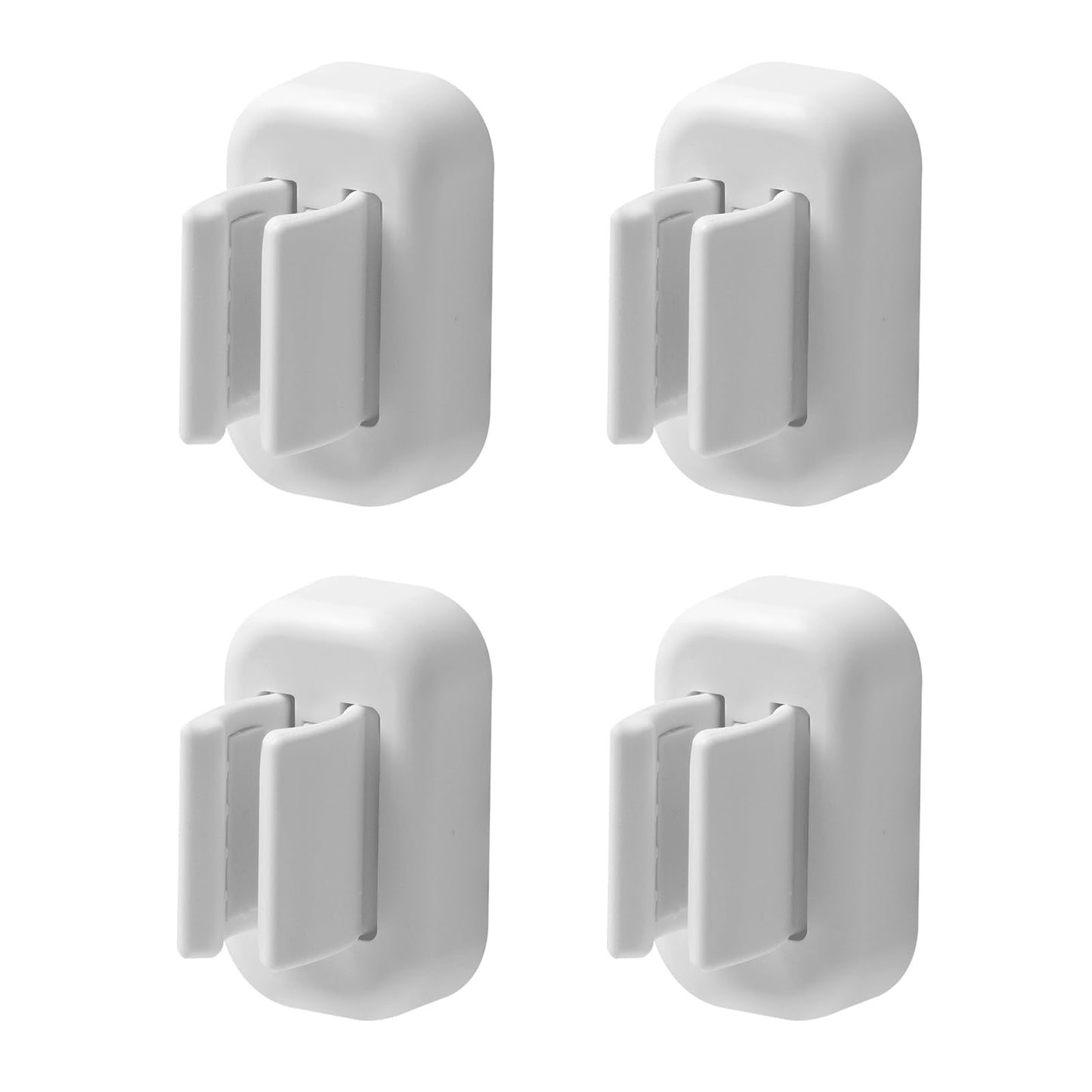 4PCS Toothbrush Holder Wall Mounted, Self Adhesive Electric Toothbrush Organizer for Bathroom, Waterproof Multi-Function Holder for Dorm,