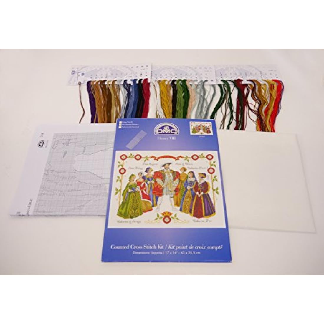 DMC Henry VIII Cross Stitch Kit, Cotton, Multi-Colour