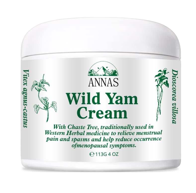 ANNAS Wild Yam Cream, Organic Wild Yam Cream for Hormonal Balance, Organic Wild Yam Root Cream for Women Promotes Perimenopause and Menopause