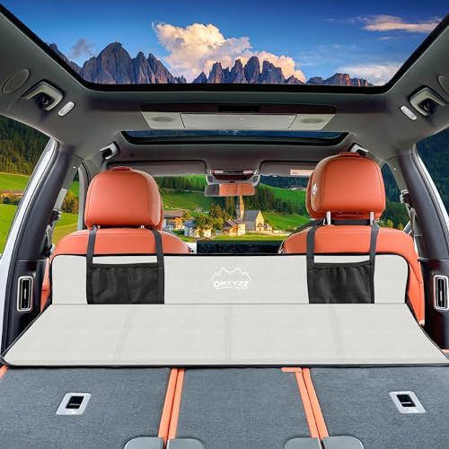ONTYZZ Non-inflatable Car Camping Mattress Collapsible SUV Bed Mattress for Sleeping Portable Car Back Seat Extender for Car SUV Truck