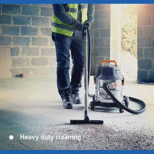 Vacmaster Wet and Dry Vacuum Cleaner 20L. 240V L Class Industrial Dust Extractor. Powerful 1600W Motor, Power Take Off & Dual HEPA 13 Filtration. For Trade, Commercial & Professional Use