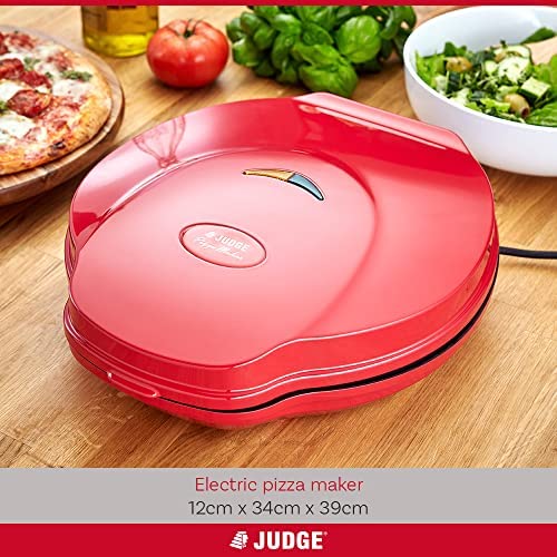 Judge Electric Pizza Oven. Energy Efficient Pizza Maker, Perfect Crepe, Pancake and Omelette Maker Non Stick Fast Heating Multicooker, 30cm Indoor