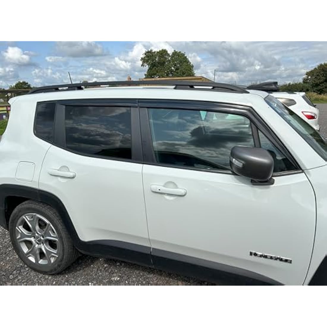 AUTO CLOVER Wind Deflectors Set for Jeep Renegade 2014+ (4 pieces)