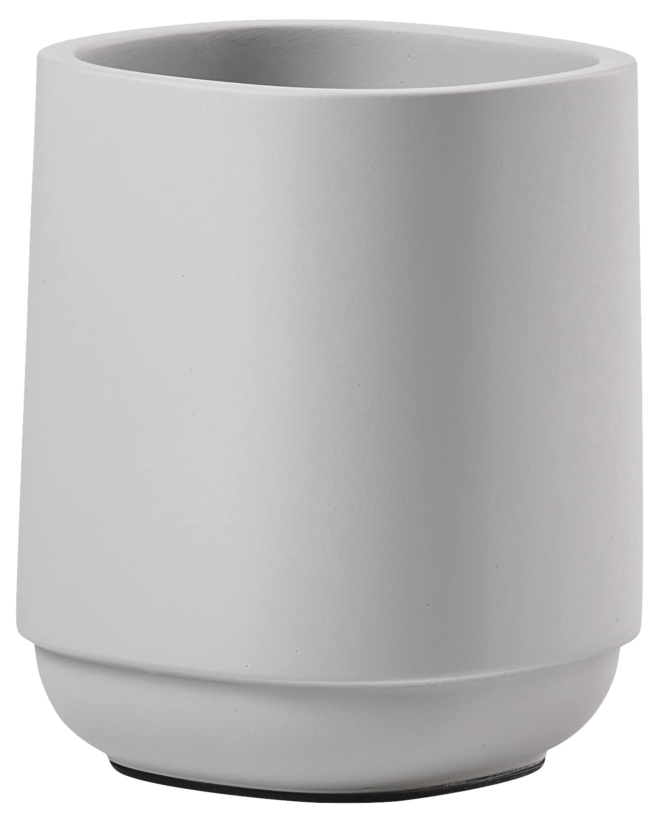 ZONE DENMARK Time Toothbrush Cup for Bathroom Light Grey Diameter 8 cm Height 10 cm