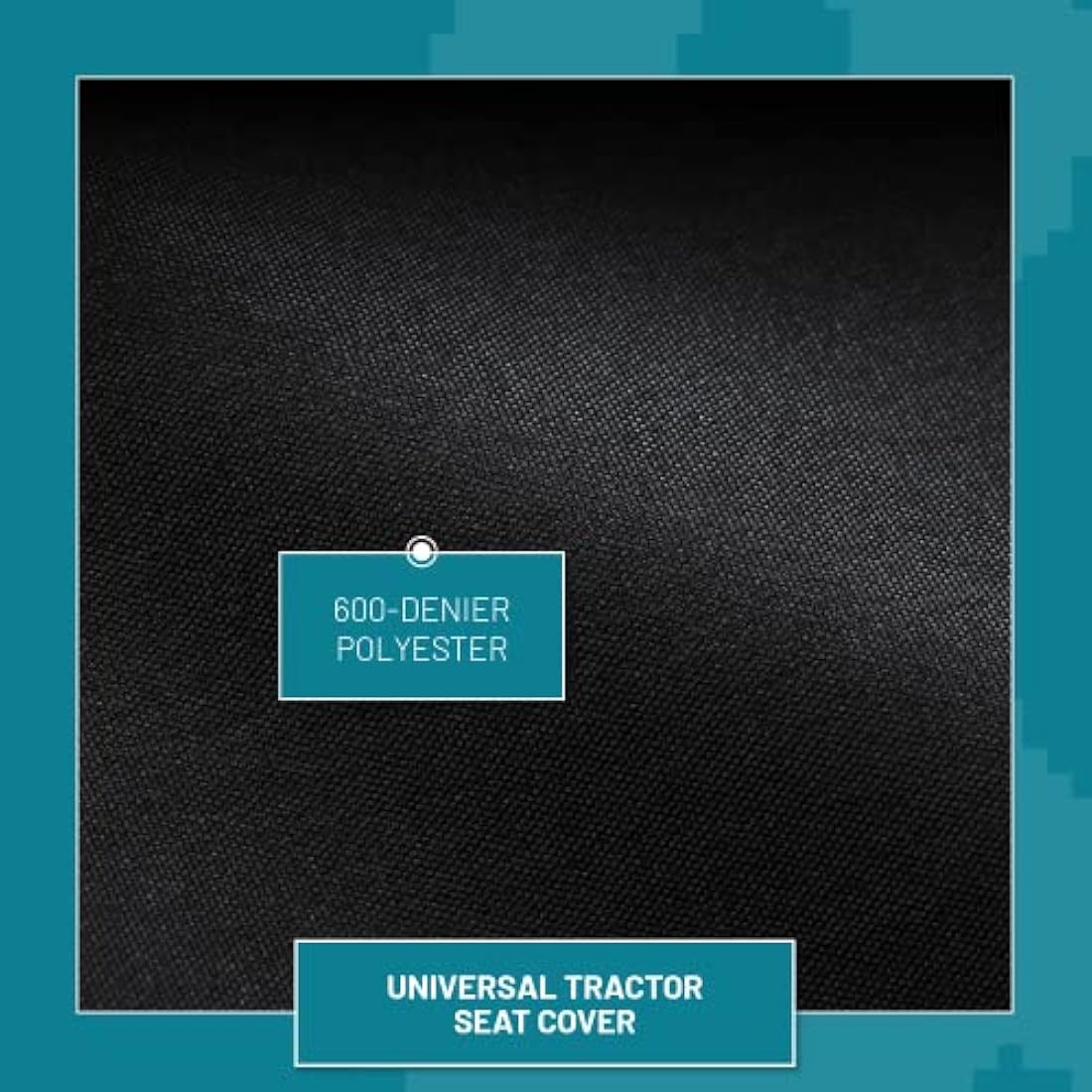 TOWN & COUNTRY COVERS | Universal Tractor Seat Cover, Plant Hire Seat Cover, Standard & Large Size, Heavy Duty, Fast & Easy To Fit, Waterproof, Armrest & Headrest Slots (Black, Standard)