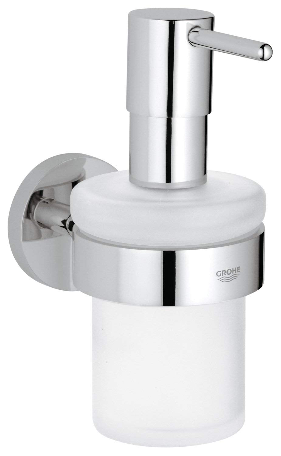 GROHE 40448001 Essentials Soap Dispenser with Silver Holder