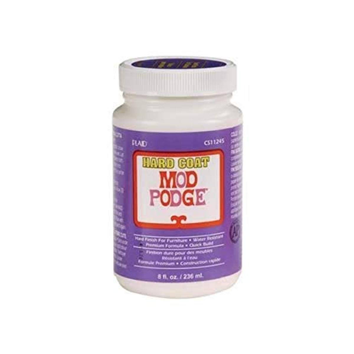 Mod Podge 8 oz Hard Coat, 236 ml Pack of 1, 8oz