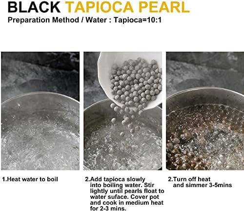 Wu FuYuan Black Tapioca Pearl 1kg Bubble Tea