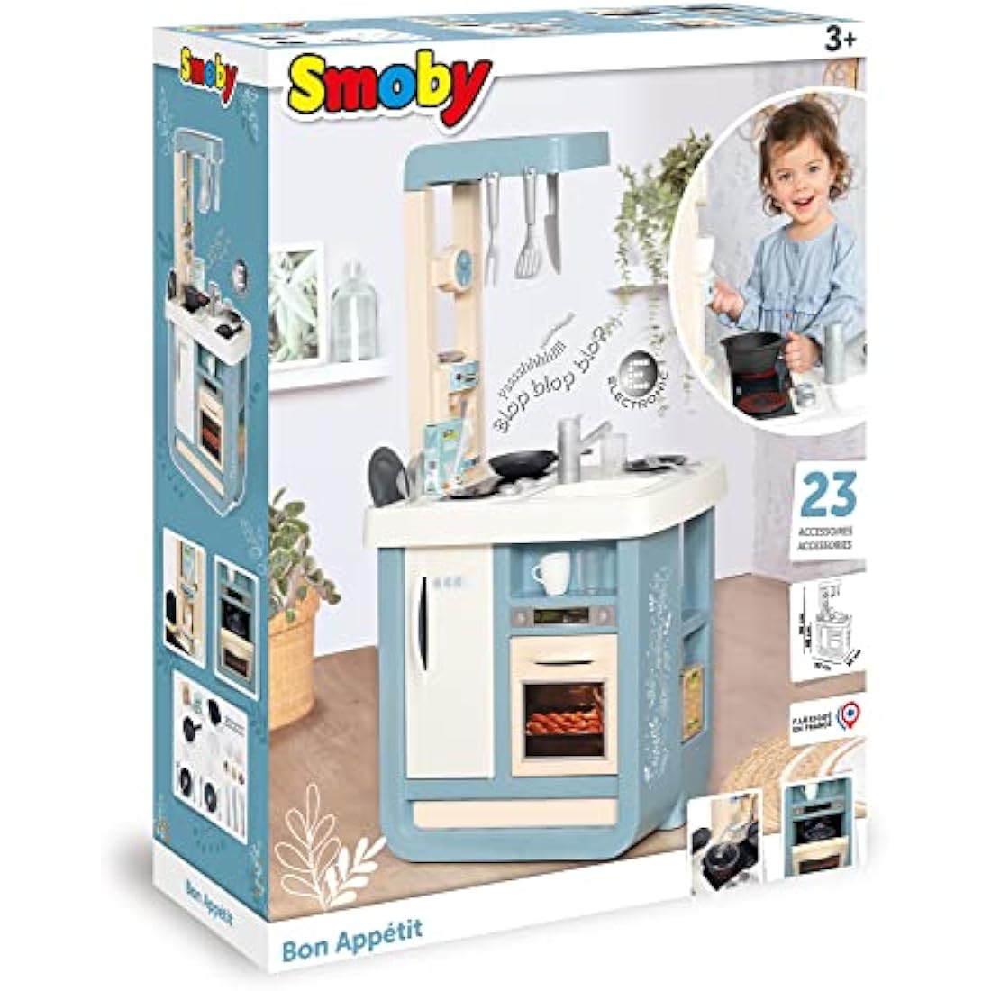 Smoby Bon Appetit Kitchen - playset for children aged 3+, 7600310824