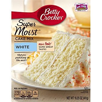 Betty Crocker Super Moist White Cake Mix (3 packs) 15.25oz from America