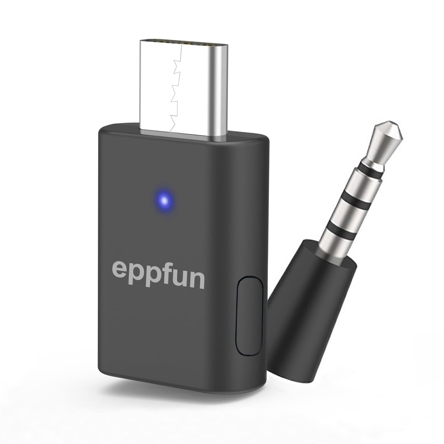 eppfun AK3040Pro Bluetooth 5.2 Adapter for PS5 PC, APTX-Adaptive USB-C Audio Transmitter Dongle, Works with Headphones/Headsets/Speakers (Audio Only)