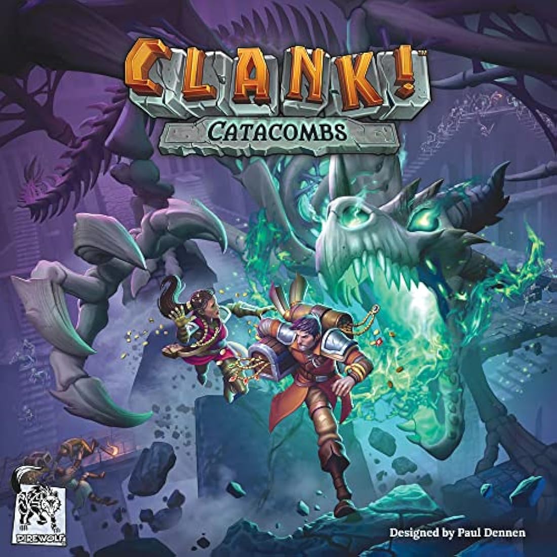 Direwolf | Clank! Catacombs | Card Game | Ages 14+ | 2-4 Players | 45-90 Minutes Playing Time
