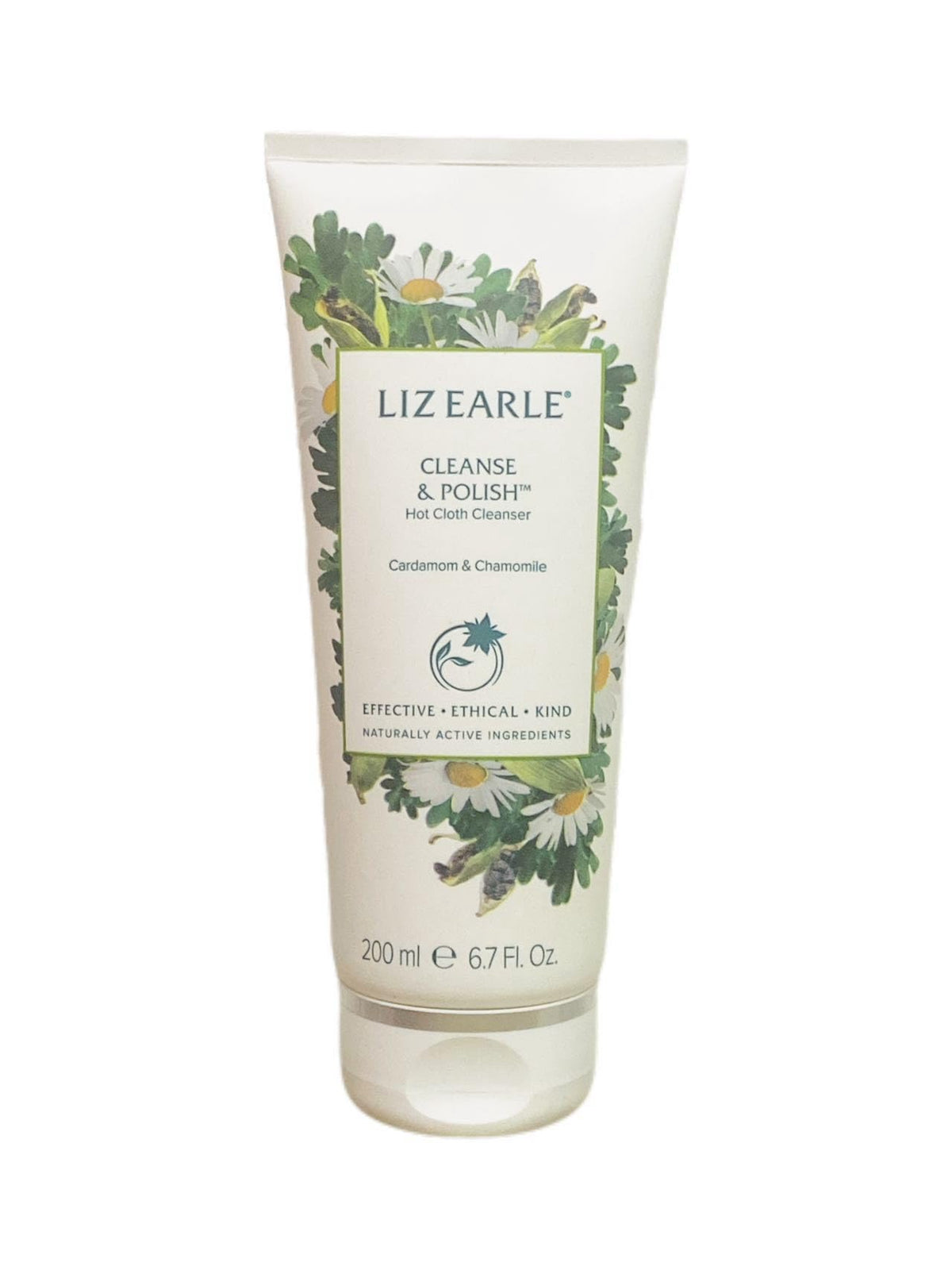 Liz Earle | Cleanse & Polish - Hot Cloth Cleanser | Cardamom & Chamomile | 200mL NO CLOTH