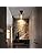 4PCS Black Industrial Ceiling Lights Flush Ceiling Light Fittings Metal Ceiling Pendant Lighting for Hallway Bedroom Kitchen Living Room(No Bulb)