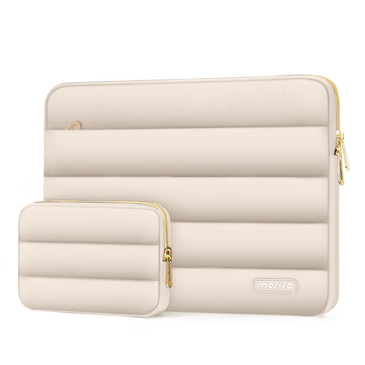 MOSISO 13.3 inch Laptop Case, 13-13.3 inch Puffy Laptop Sleeve Compatible with MacBook Air 13 13.6 M4 M3 M2 M1/Pro 13/Pro 14, HP Dell ASUS