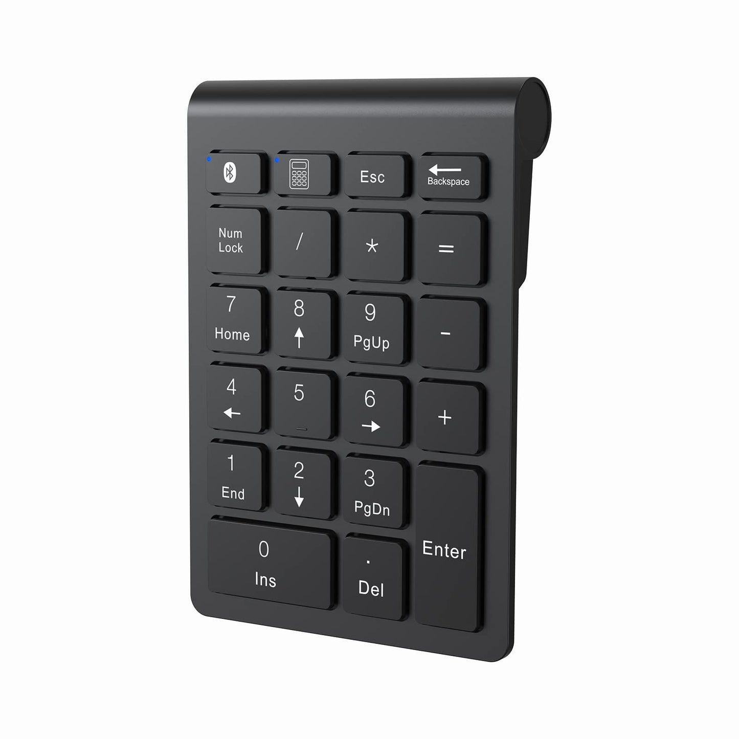 cimetech Bluetooth Numpad, Wireless Numeric Keypad with 22 Buttons Portable Ergonomic Mini Numpad Office Calculating Number Pads for Laptop, Notebook,