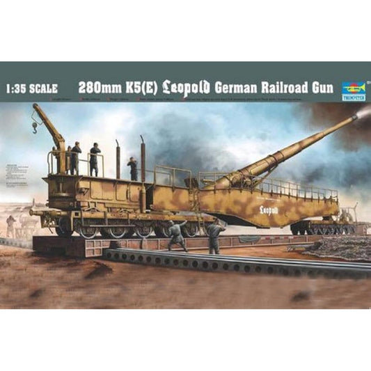 Trumpeter 1:35-280mm K5E Leopold German Railroad Gun