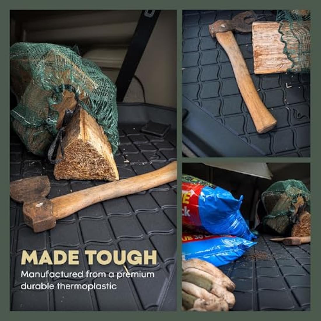 NOMAD Boot Liner Compatible with Hyundai Ioniq 5 2021+ Premium Tailored Fit Car Floor Mat Protector Guard Tray Black Custom Fitted Accessory - Dog Friendly & Waterproof with Raised Edges