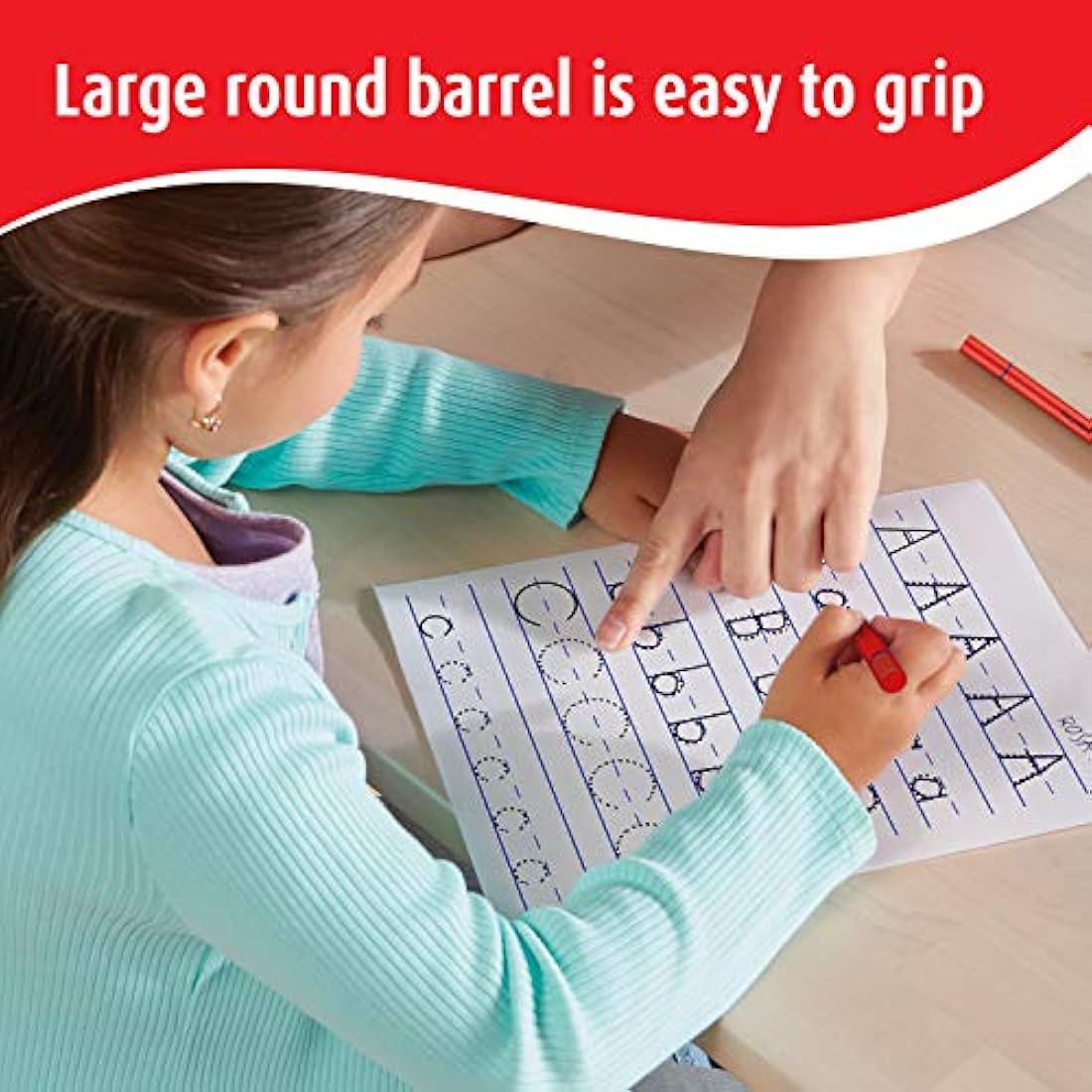 Berol Handwriting Pens | Round Shape | Washable Black Ink | Bright Barrels | Class Pack of 200