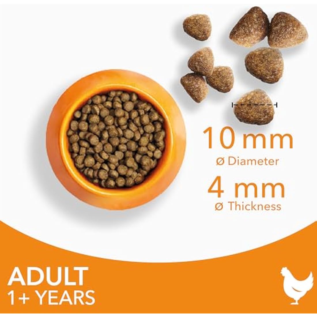 IAMS Adult Complete Dry Cat Food Chicken 10kg - Supports Strong Immune System