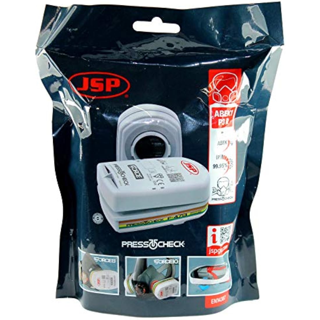 JSP PressToCheck ABEK1 P3 Filters Set of 2 (BMN750-000-600)