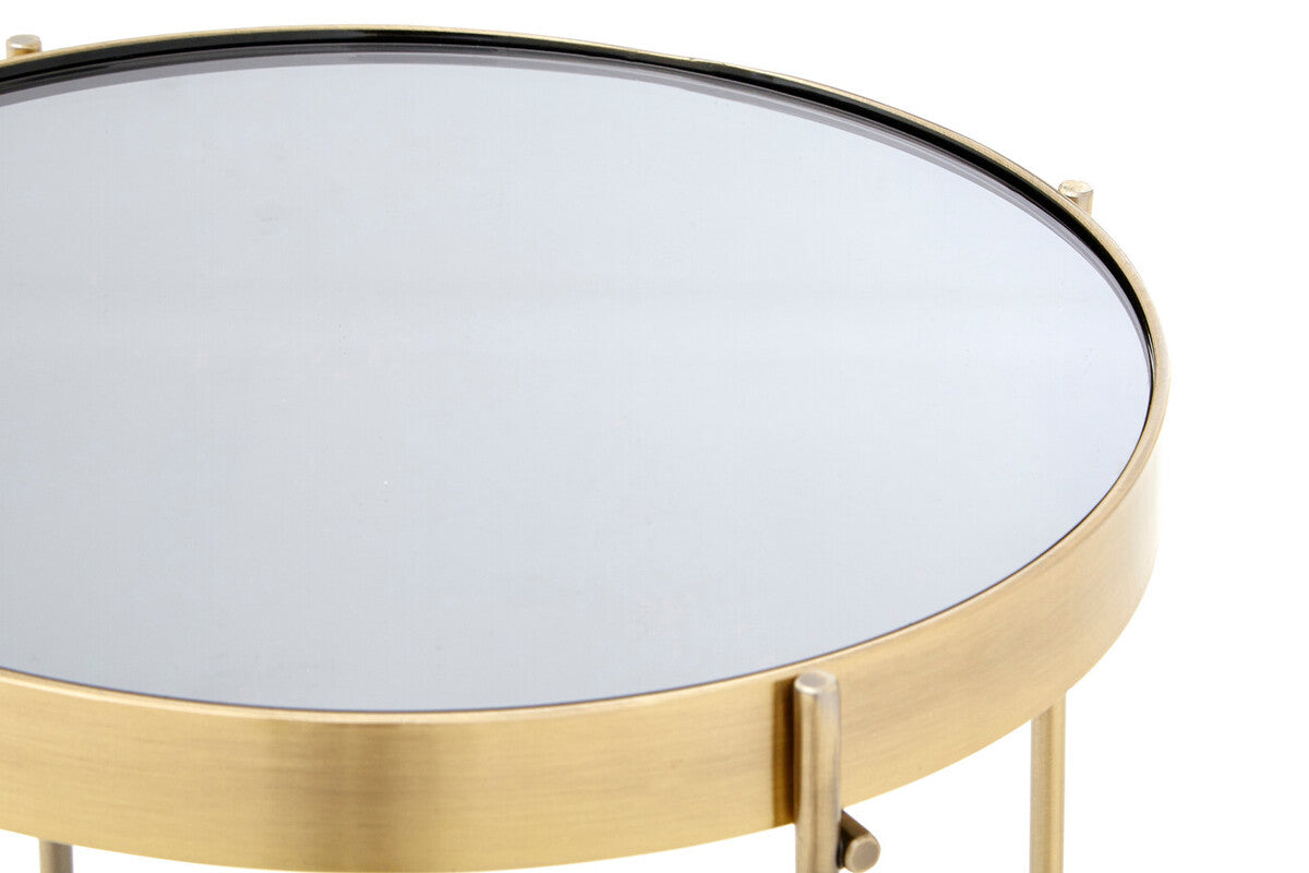 Allure Black Mirror Tall Side Table