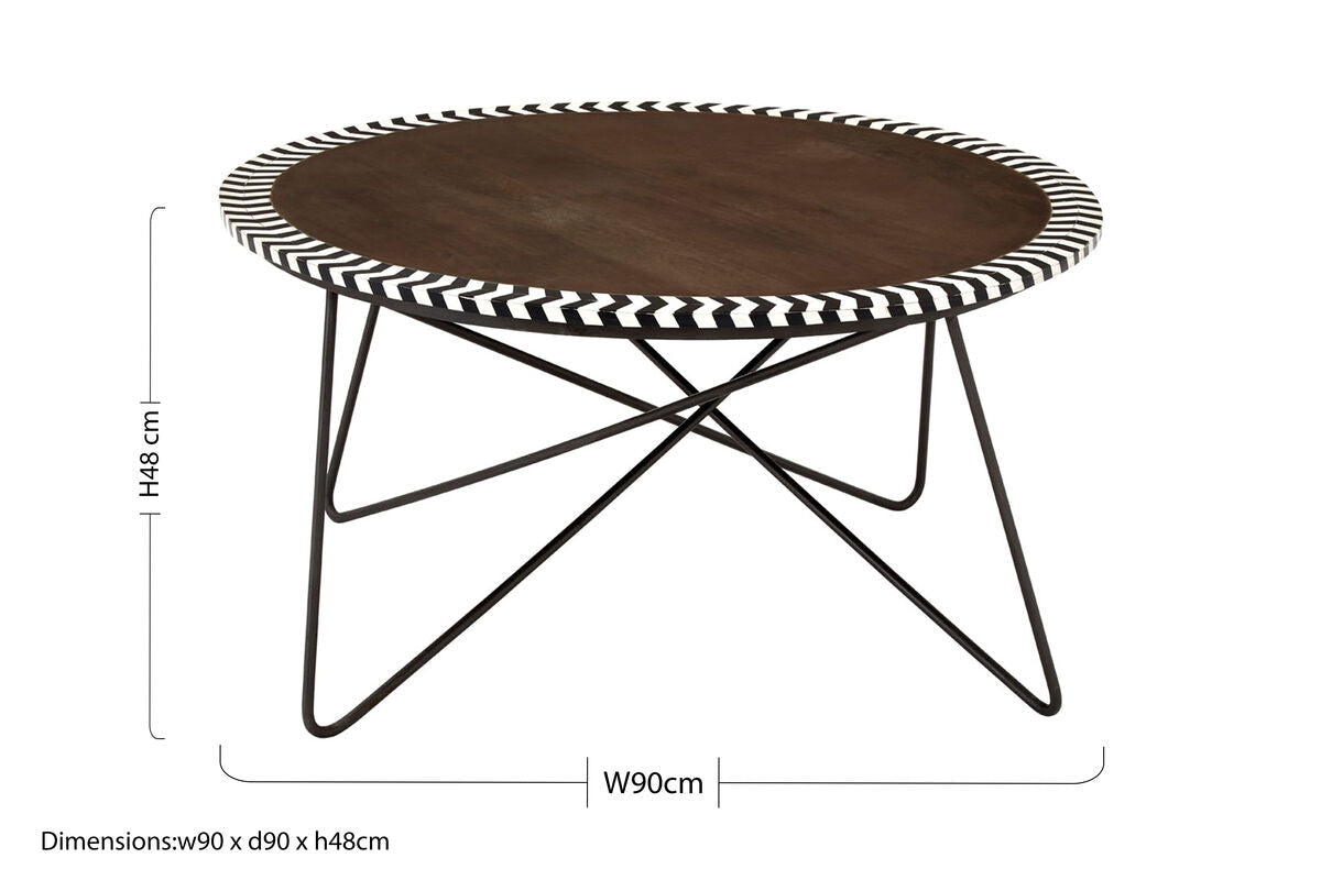 Artisan Acacia Wood Coffee Table