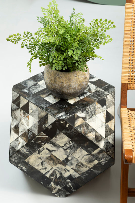 Marlox Mosaic Geometric Side Table