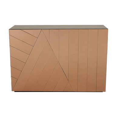 Brown Tinted Mirror Console Table | Roza