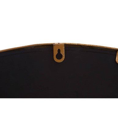 Beauly Gold Finish Round Wall Mirror