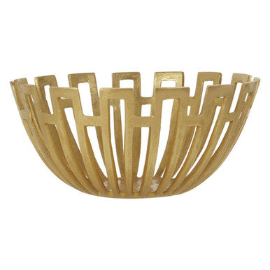 Delphi Large Gold Finish Bowl