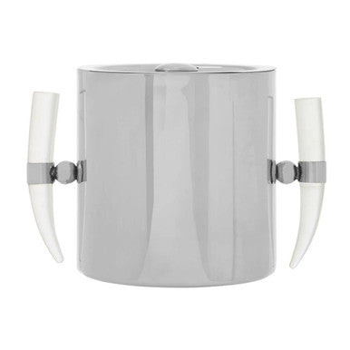 Stainless Steel Ice Bucket with Acrylic Horn Handle | Herne