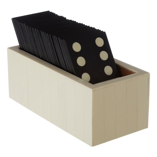 Churchill Games Black And White Domino Set