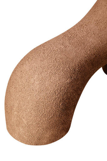 Dunas Small Textured Beige Abstract Vase