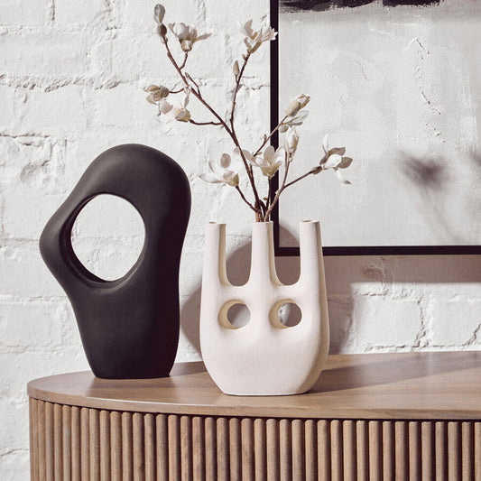 Hapax Abstract Black Sculpture